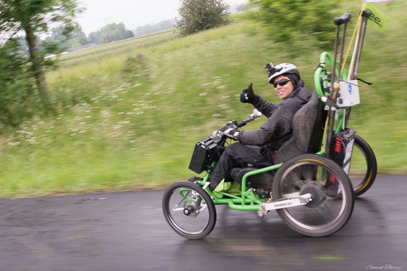 Le Tour de France d’Ibrahim Hamzaoui sur un Fauteuil connecté