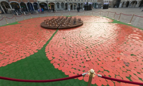 Le coquelicot de la Paix NZ Arras Bataille Arras 100 ans