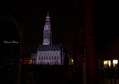 beffroi video mapping Arras